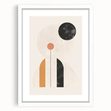 Bohemian Wall Art | Minimalist Boho Decor Canvas | Eclectic Artistic Print