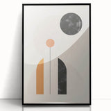 Bohemian Wall Art | Minimalist Boho Decor Canvas | Eclectic Artistic Print