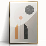 Bohemian Wall Art | Minimalist Boho Decor Canvas | Eclectic Artistic Print