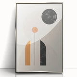 Bohemian Wall Art | Minimalist Boho Decor Canvas | Eclectic Artistic Print