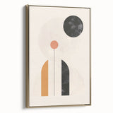 Bohemian Wall Art | Minimalist Boho Decor Canvas | Eclectic Artistic Print