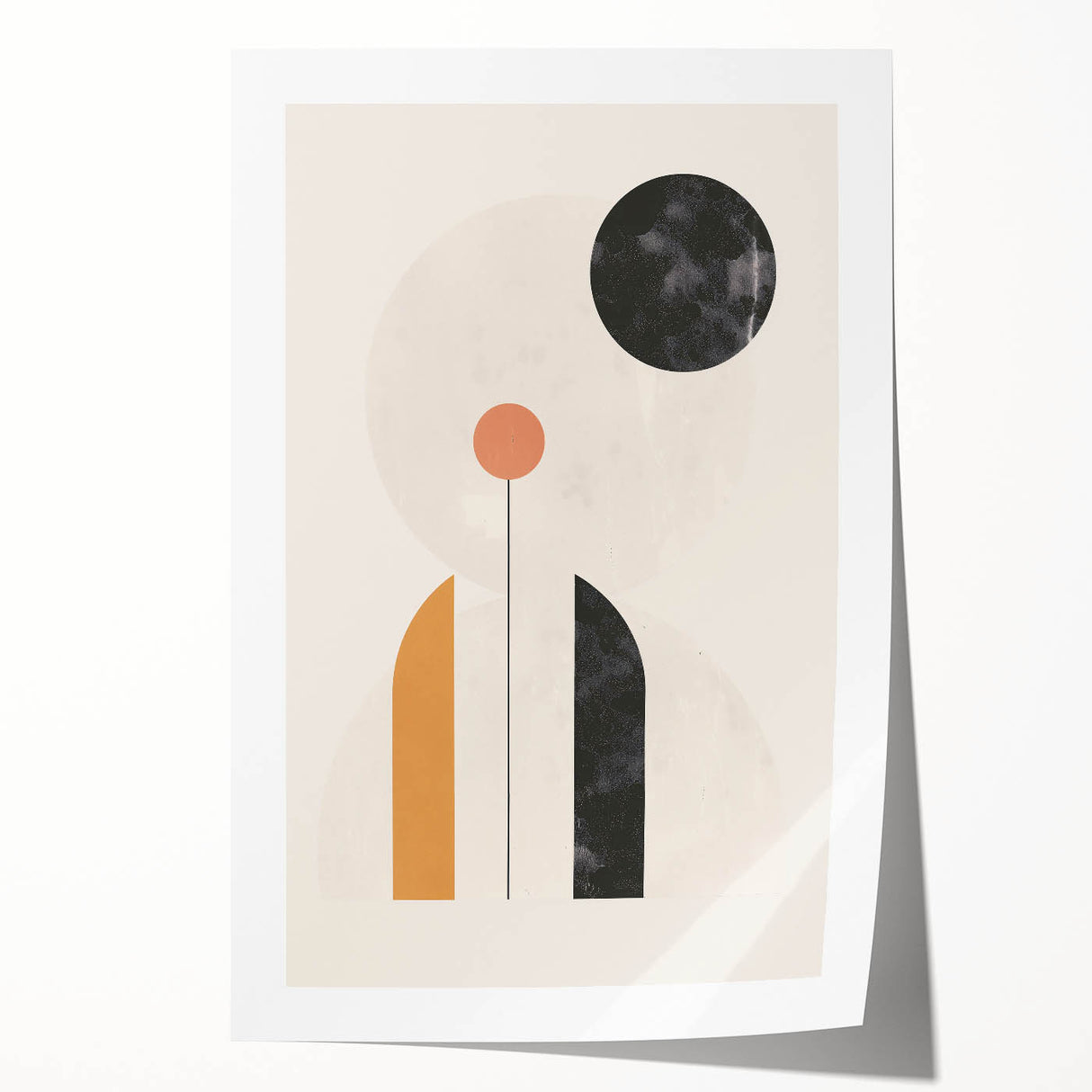 Bohemian Wall Art | Minimalist Boho Decor Canvas | Eclectic Artistic Print