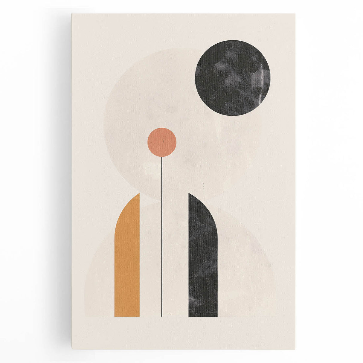 Bohemian Wall Art | Minimalist Boho Decor Canvas | Eclectic Artistic Print