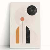 Bohemian Wall Art | Minimalist Boho Decor Canvas | Eclectic Artistic Print