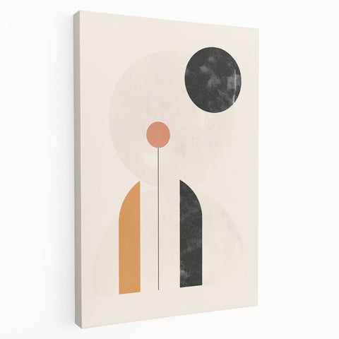 Bohemian Wall Art | Minimalist Boho Decor Canvas | Eclectic Artistic Print