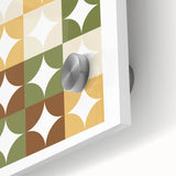 Bohemian Wall Art | Bauhaus Geometric Boho Decor Canvas | Eclectic Print