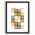 Bohemian Wall Art | Bauhaus Geometric Boho Decor Canvas | Eclectic Print