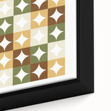 Bohemian Wall Art | Bauhaus Geometric Boho Decor Canvas | Eclectic Print