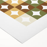 Bohemian Wall Art | Bauhaus Geometric Boho Decor Canvas | Eclectic Print