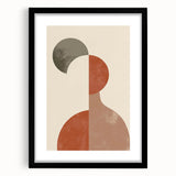 Bohemian Wall Art | Eclectic Boho Decor Canvas | Minimalist Artistic Print