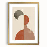 Bohemian Wall Art | Eclectic Boho Decor Canvas | Minimalist Artistic Print