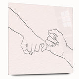 Bohemian Wall Art | Romantic Boho Hand Sketch Decor Canvas | Eclectic Art Print