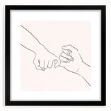 Bohemian Wall Art | Romantic Boho Hand Sketch Decor Canvas | Eclectic Art Print