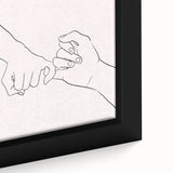 Bohemian Wall Art | Romantic Boho Hand Sketch Decor Canvas | Eclectic Art Print