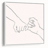 Bohemian Wall Art | Romantic Boho Hand Sketch Decor Canvas | Eclectic Art Print