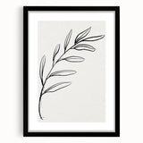 Bohemian Wall Art | Minimalist Botanical Line Drawing | Nature-Inspired Decor