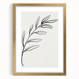 Bohemian Wall Art | Minimalist Botanical Line Drawing | Nature-Inspired Decor