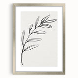 Bohemian Wall Art | Minimalist Botanical Line Drawing | Nature-Inspired Decor