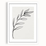 Bohemian Wall Art | Minimalist Botanical Line Drawing | Nature-Inspired Decor