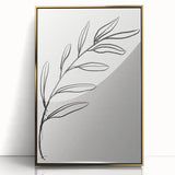 Bohemian Wall Art | Minimalist Botanical Line Drawing | Nature-Inspired Decor
