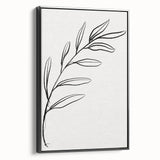 Bohemian Wall Art | Minimalist Botanical Line Drawing | Nature-Inspired Decor