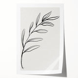Bohemian Wall Art | Minimalist Botanical Line Drawing | Nature-Inspired Decor