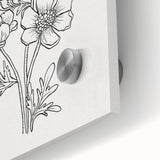 Bohemian Wall Art | Elegant Floral Boho Decor Canvas | Eclectic Art Print