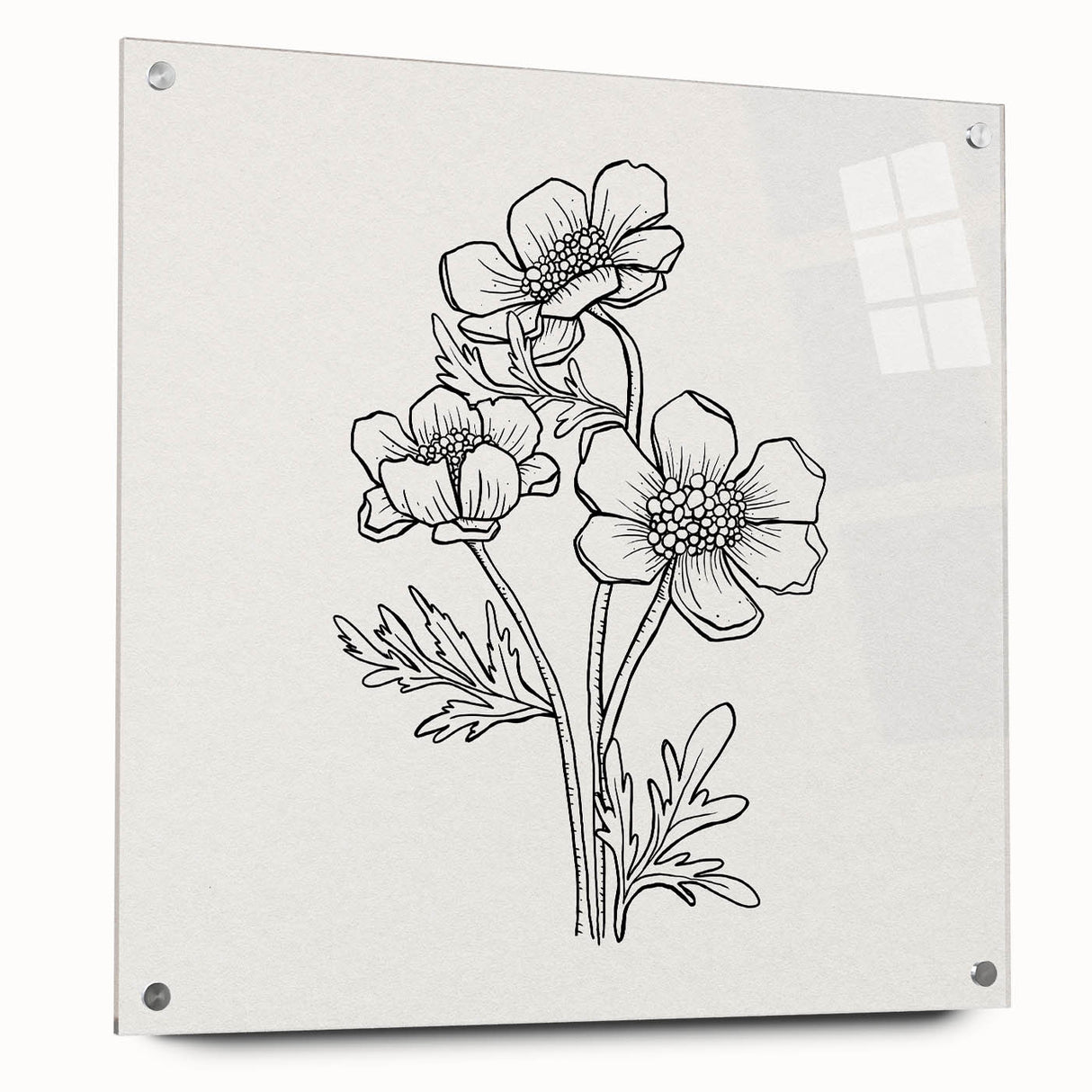 Bohemian Wall Art | Elegant Floral Boho Decor Canvas | Eclectic Art Print