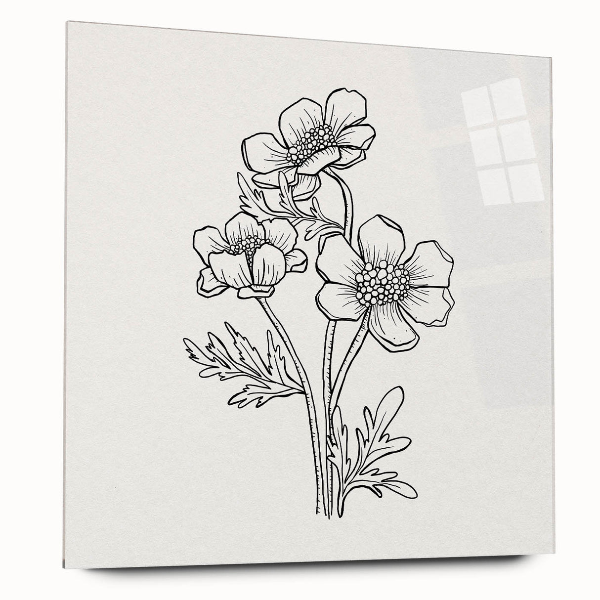 Bohemian Wall Art | Elegant Floral Boho Decor Canvas | Eclectic Art Print