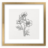 Bohemian Wall Art | Elegant Floral Boho Decor Canvas | Eclectic Art Print