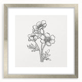 Bohemian Wall Art | Elegant Floral Boho Decor Canvas | Eclectic Art Print