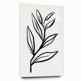 Bohemian Wall Art | Bold Botanical Line Drawing | Minimalist Nature Decor