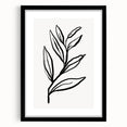 Bohemian Wall Art | Bold Botanical Line Drawing | Minimalist Nature Decor