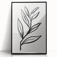 Bohemian Wall Art | Bold Botanical Line Drawing | Minimalist Nature Decor