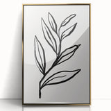 Bohemian Wall Art | Bold Botanical Line Drawing | Minimalist Nature Decor