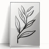 Bohemian Wall Art | Bold Botanical Line Drawing | Minimalist Nature Decor