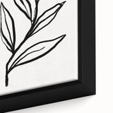Bohemian Wall Art | Bold Botanical Line Drawing | Minimalist Nature Decor