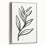 Bohemian Wall Art | Bold Botanical Line Drawing | Minimalist Nature Decor