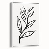 Bohemian Wall Art | Bold Botanical Line Drawing | Minimalist Nature Decor