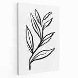 Bohemian Wall Art | Bold Botanical Line Drawing | Minimalist Nature Decor