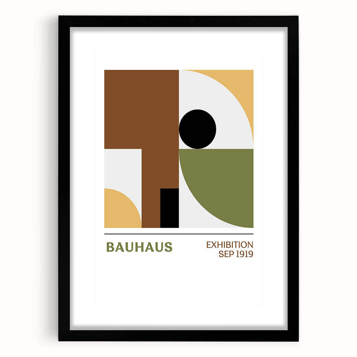 Bohemian Wall Art | Bauhaus Eclectic Boho Decor Canvas | Abstract Print