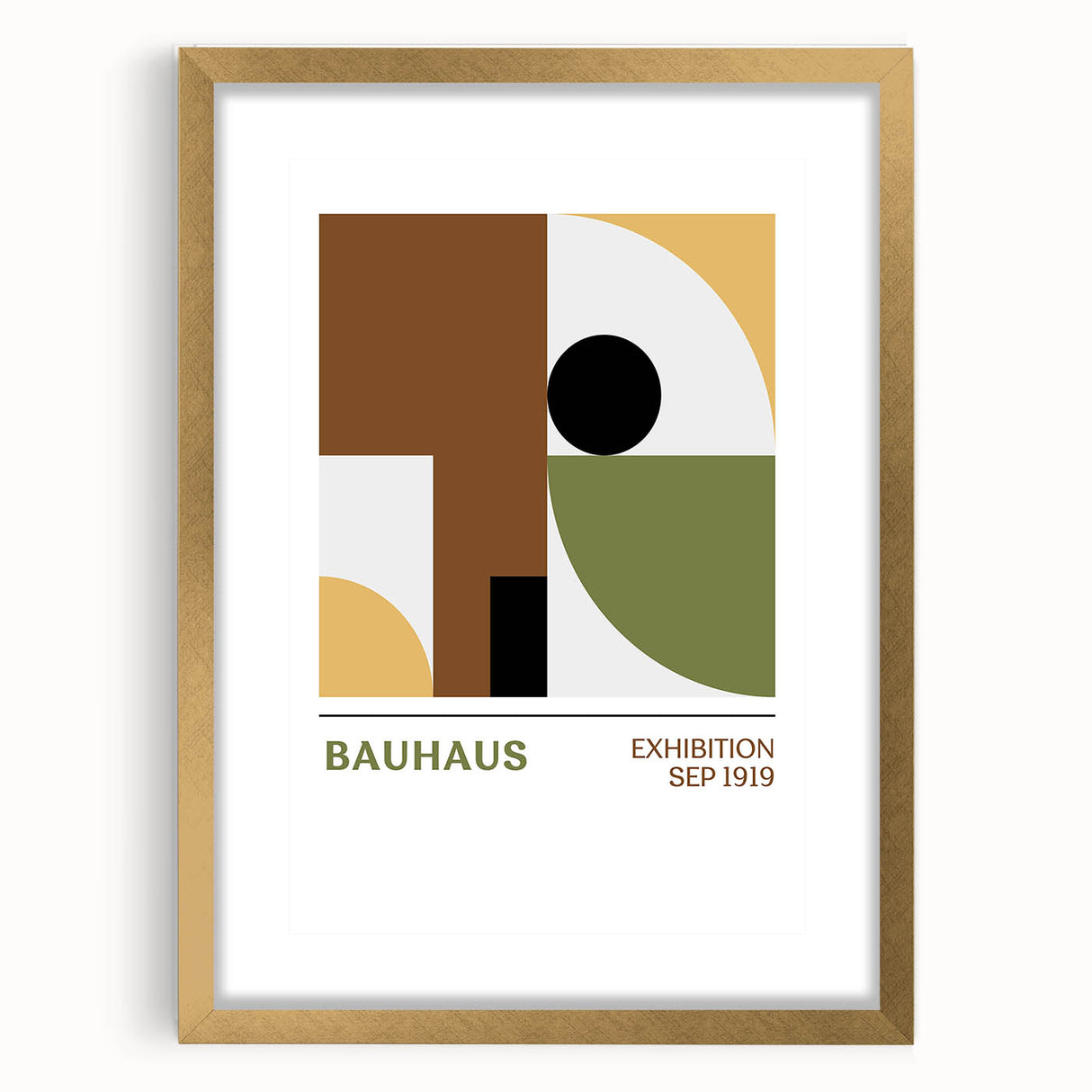Bohemian Wall Art | Bauhaus Eclectic Boho Decor Canvas | Abstract Print