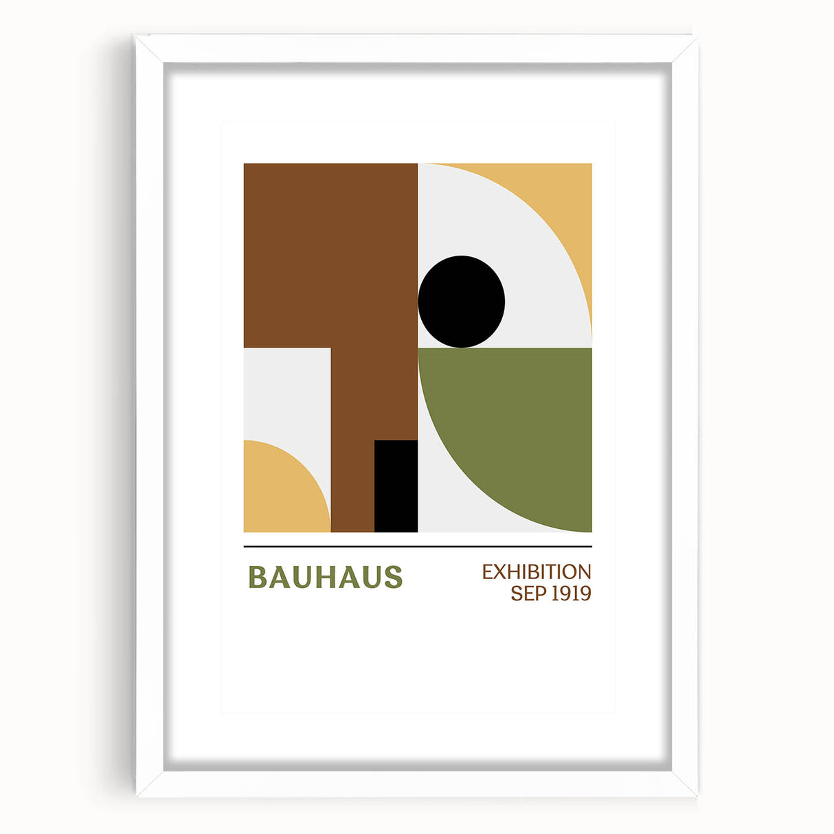 Bohemian Wall Art | Bauhaus Eclectic Boho Decor Canvas | Abstract Print