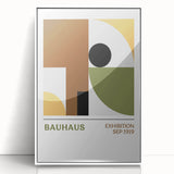 Bohemian Wall Art | Bauhaus Eclectic Boho Decor Canvas | Abstract Print