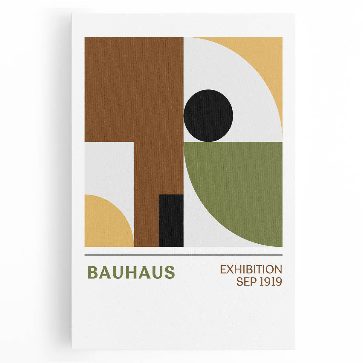 Bohemian Wall Art | Bauhaus Eclectic Boho Decor Canvas | Abstract Print