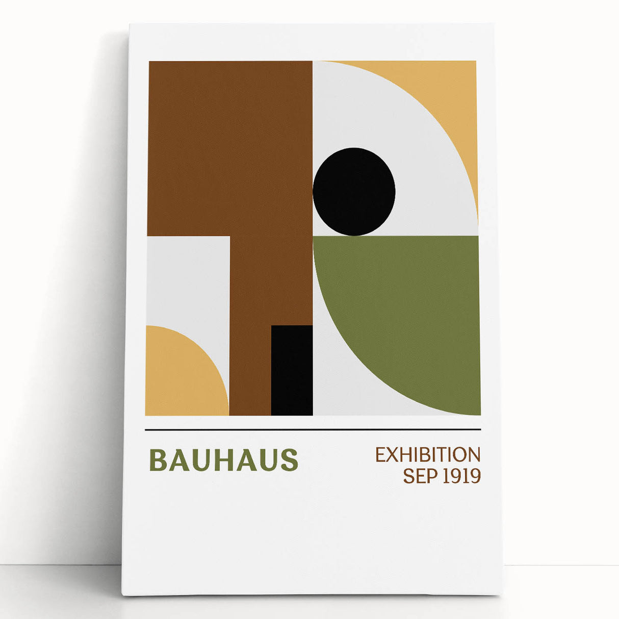 Bohemian Wall Art | Bauhaus Eclectic Boho Decor Canvas | Abstract Print