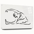 Boho Chic Wall Art - Minimalist Line Art Yoga Pose Bohemian Canvas