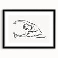 Boho Chic Wall Art - Minimalist Line Art Yoga Pose Bohemian Canvas