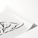 Boho Chic Wall Art - Minimalist Line Art Yoga Pose Bohemian Canvas