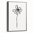 Bohemian Wall Art | Minimalist Floral Line Drawing | Nature-Inspired Art
